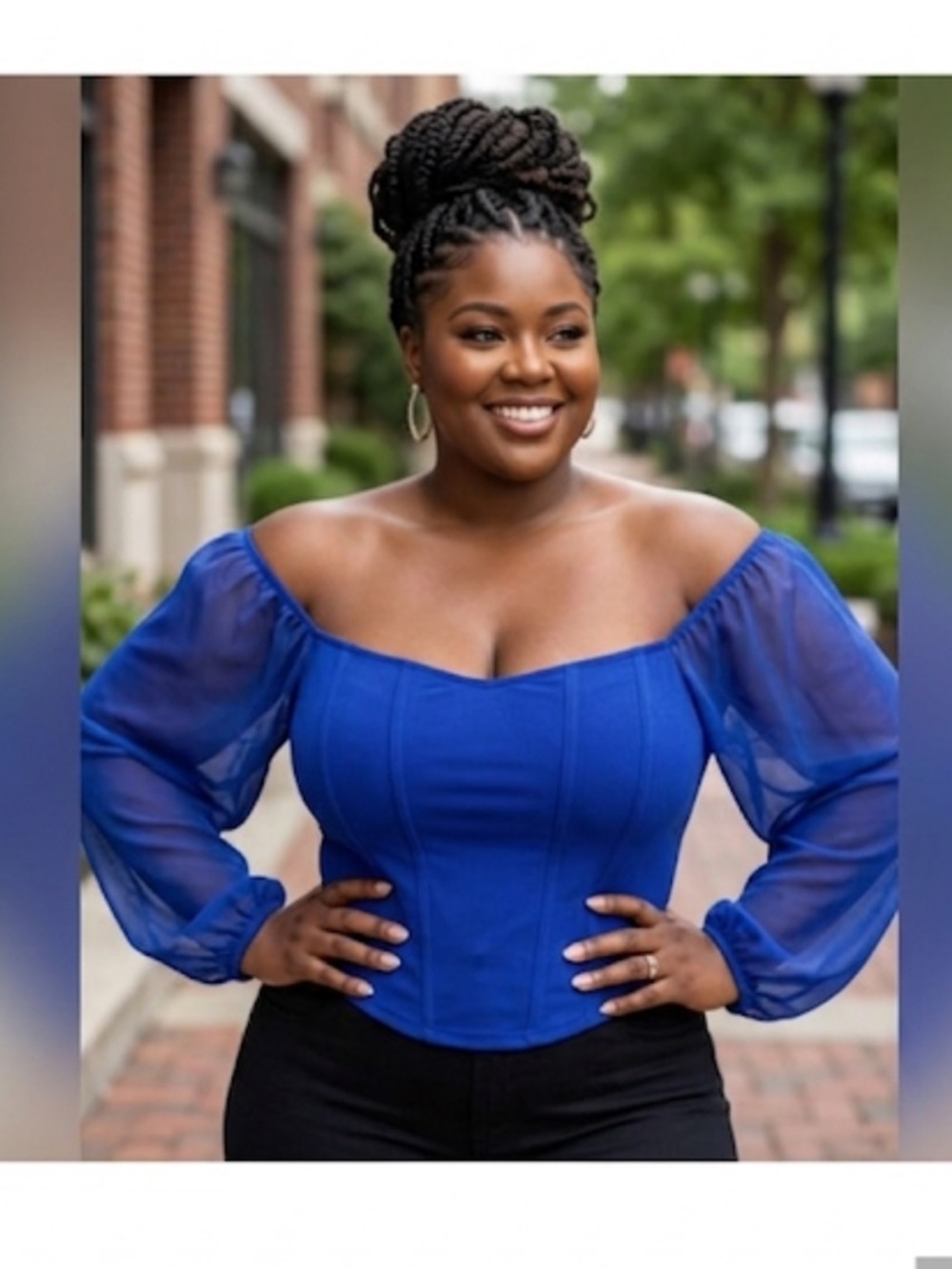 ❤️5/$25 Elegant Blue Women's Top